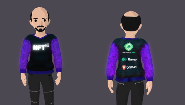 Ramp, Brave and Polygonal Mind Decentraland wearable